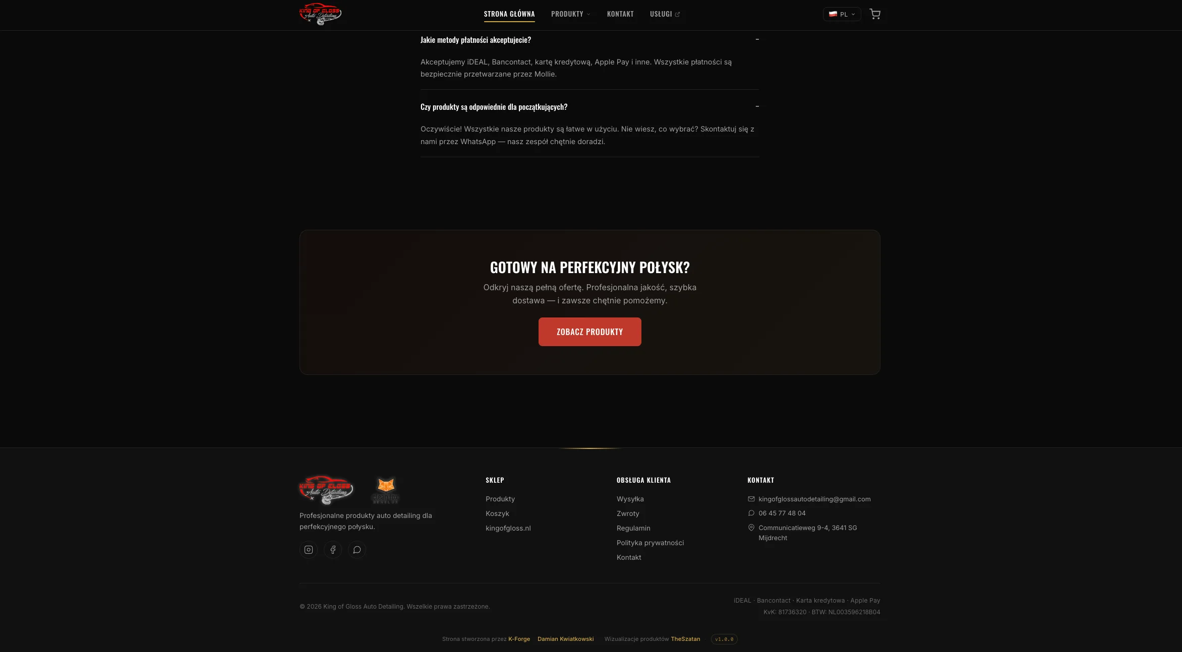 Stopka — nawigacja, social media, domknięcie struktury